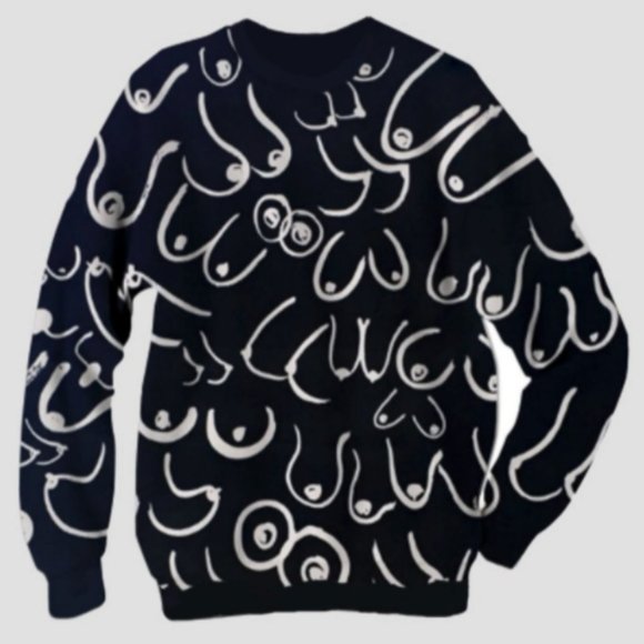 Gravel & Gold Tops - Gravel & Gold Townsie Boob Sweatshirt Size 3 (L) (fits medium)